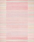 Gentle Pink Stripe Gradient Rug - Cutout View