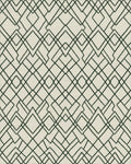 Geometric Diamond Lattice Rug - Cutout View