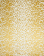 Gold Ochre Spots and Splatters Rug - Cutout View