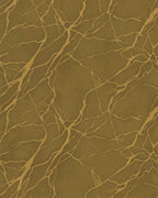 Golden Earth Cracked Marble Rug - Cutout View