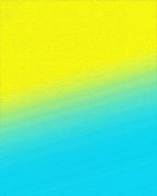 Gradient Yellow Blue Abstract Lines Rug - Cutout View