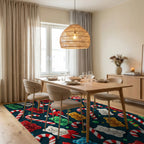 Gummy Bears and Candy Canes Rug Dining Room View