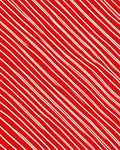 Hand Drawn Candy Cane Stripe Pattern Rug - Cutout View