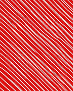 Hand Drawn Candy Cane Stripe Pattern Rug - Cutout View