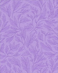 Lavender Purple Botanical Vine Rug - Cutout View