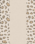 Leopard Spots Cream Neutral Texture Rug - Cutout View