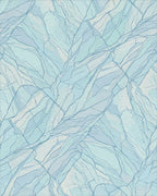 Light Blue Cracked Ice Texture Rug - Cutout View