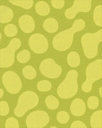 Limoge Green Organic Shapes Rug - Cutout View
