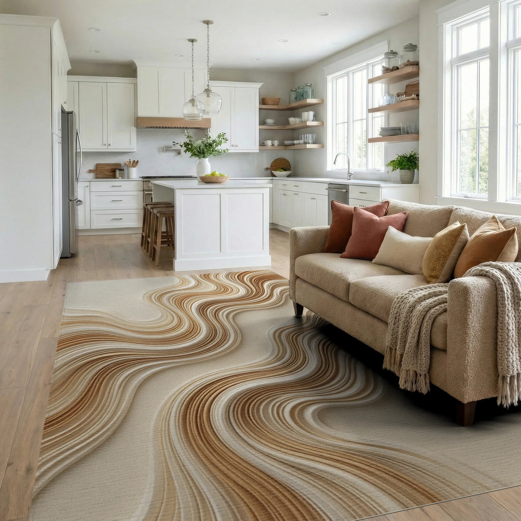 Overall Gestures Sense Rug - living_room