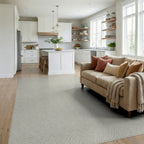 White Geometric Diagonal Rug - living_room