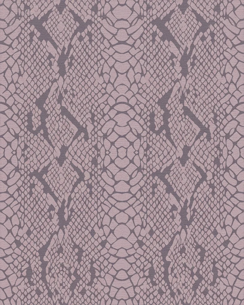 Mauve Snake Scale All-Over Texture Rug - Cutout View