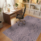 Mauve Snake Scale All-Over Texture Rug Office View