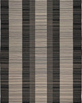 Monochromatic Stripes Wide Bands Rug - Cutout View