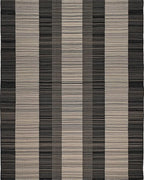 Monochromatic Stripes Wide Bands Rug - Cutout View