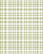 Neutral Simple Plaid Pattern Rug - Cutout View