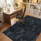 Mauve Minimalist Modern Rug - office
