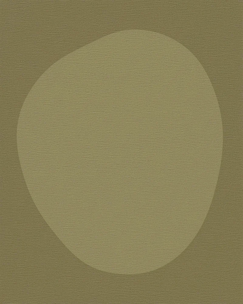 Organic Ochre Soft Curve Rug - Cutout View