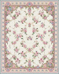 Ornate Rosa Garland Scatter Rug - Cutout View