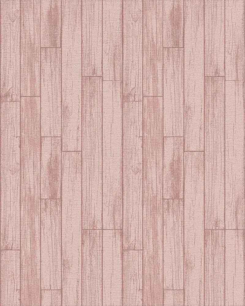 Pale Rose Wood Plank Texture Rug - Cutout View
