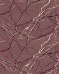 Plum Marble Veins Abstract Rug - Cutout View