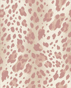 Rosy Pink Leopard Spots Rug - Cutout View