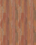 Rustic Wood Plank Mid-Tone Rug - Cutout View