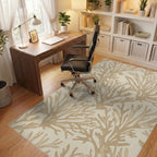 Sandy Carmichael Coral Branches Rug Office View