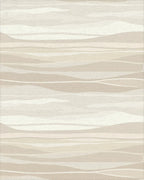 Sandy Dune Wave Contemporary Rug - Cutout View