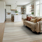 Sandy Dune Wave Contemporary Rug Living Room View