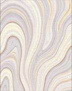Soft Agate Swirl Pattern Rug - Cutout View