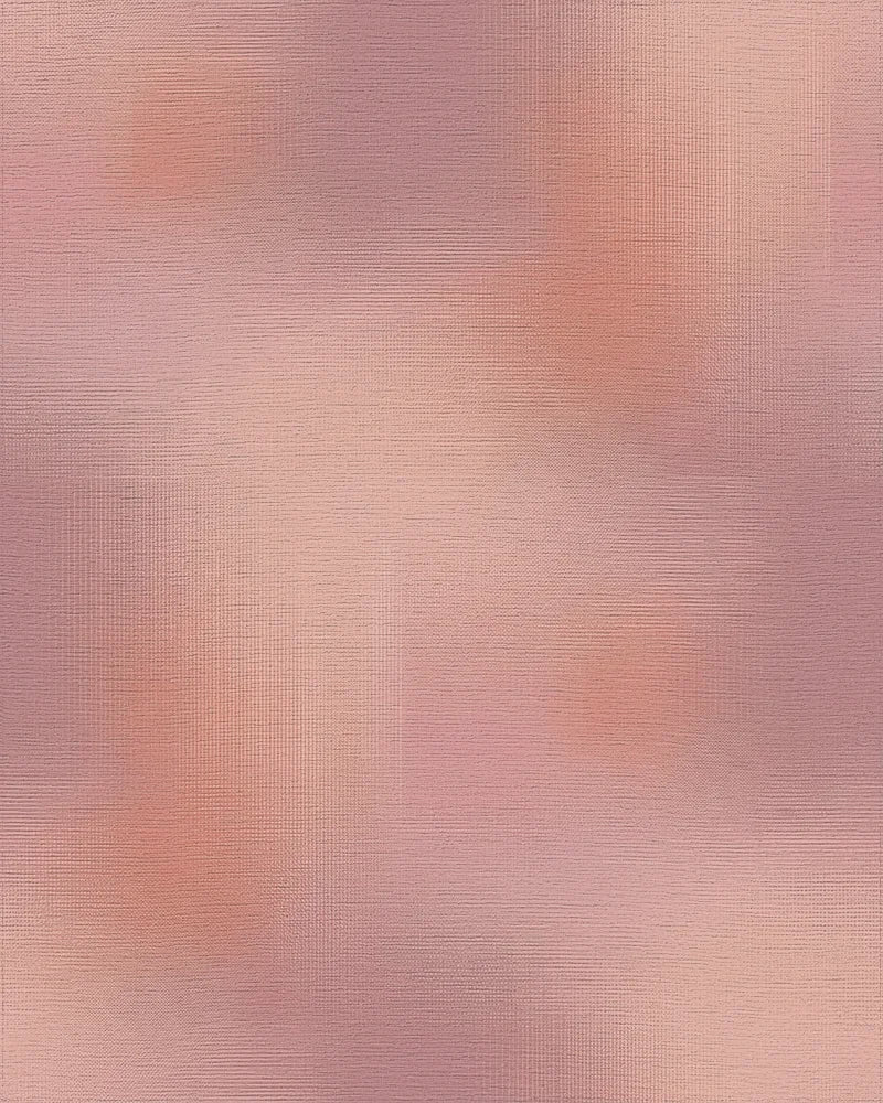 Soft Blended Rose Quad Panel Rug - Cutout View