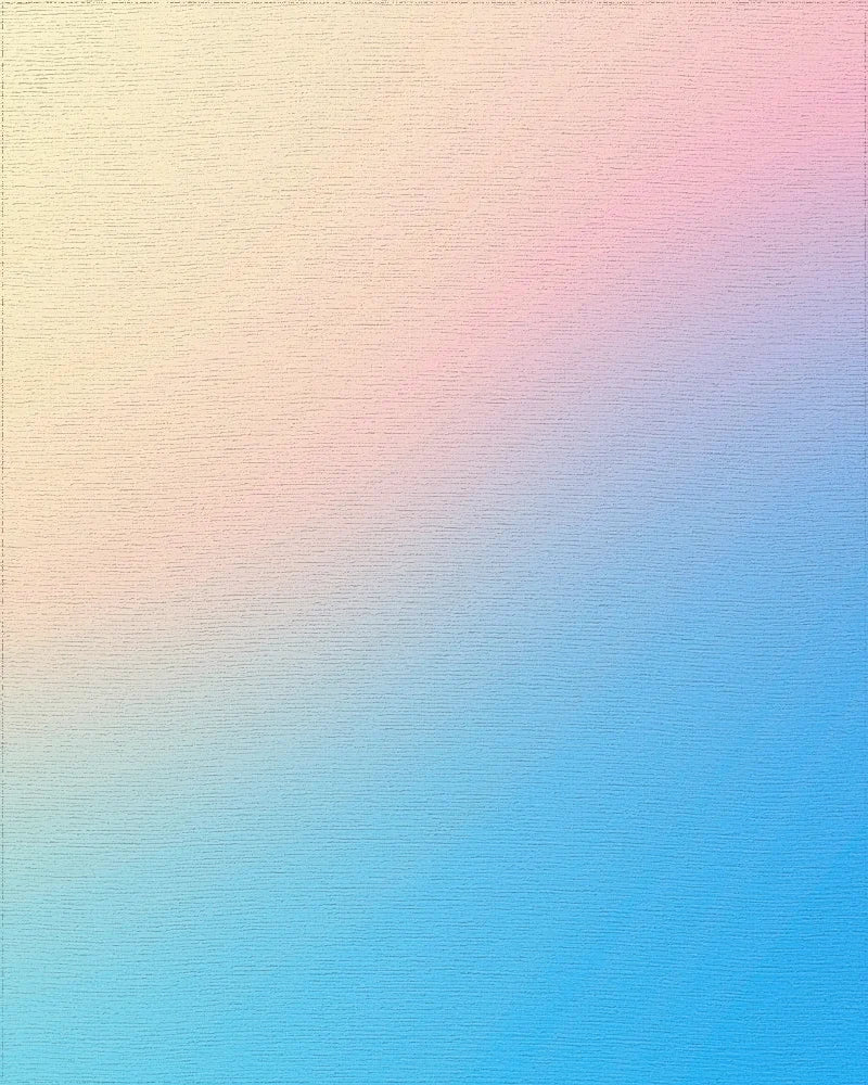 Soft Ombre Gradient Pastel Pink Blue Rug - Cutout View