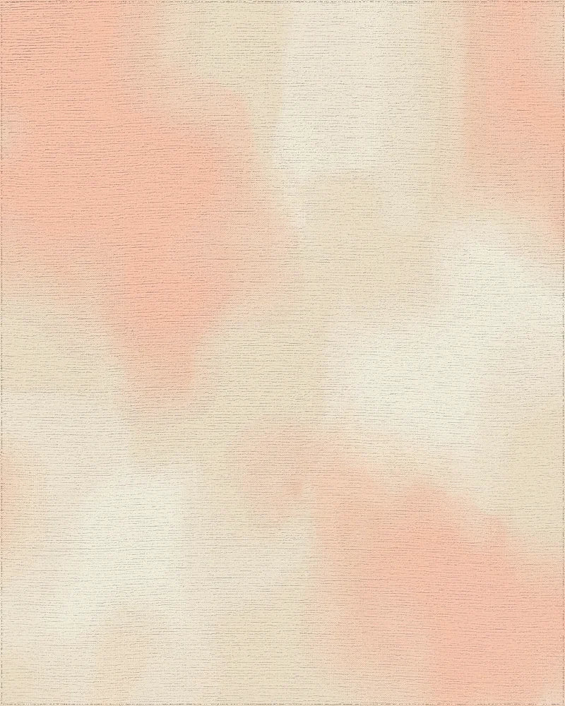 Soft Peach Cream Cloud Wash Rug - Cutout View