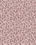 Soft Rose Leopard Spots Rug - Cutout View