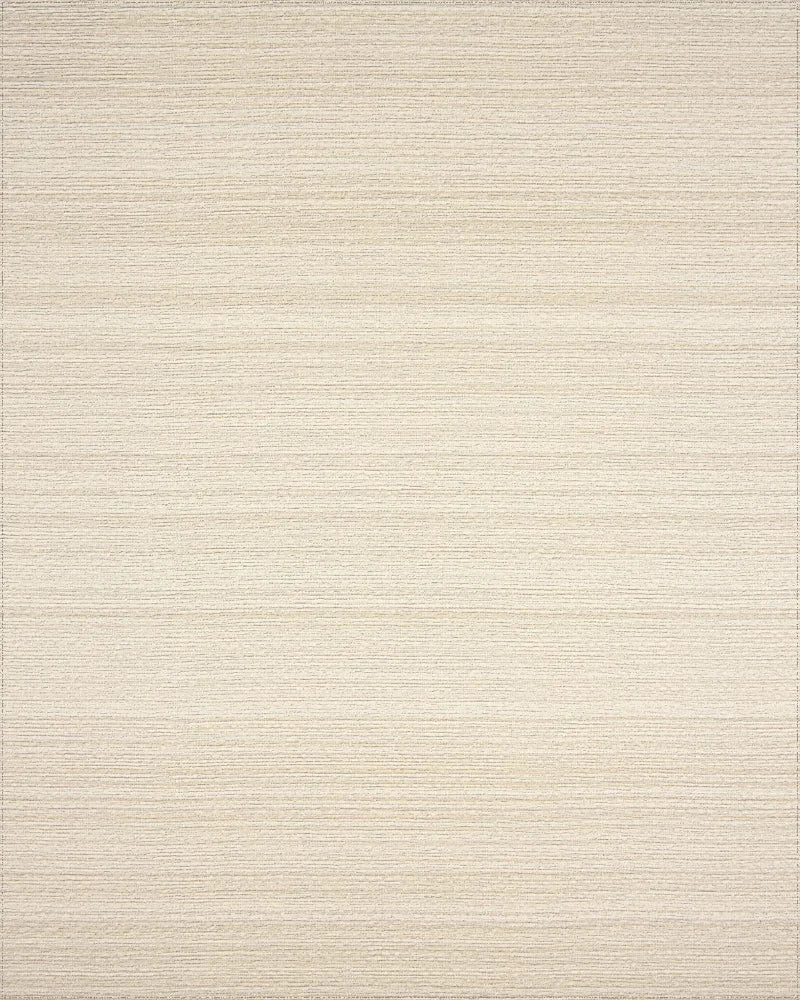 Subtle Beige Horizontal Stripe Rug - Cutout View