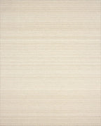 Subtle Beige Horizontal Stripe Rug - Cutout View