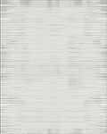 Subtle Gray Textured Stripe Rug - Cutout View