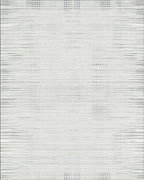 Subtle Gray Textured Stripe Rug - Cutout View
