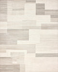 Subtle Stripe Rectangular Arrangement Rug - Cutout View