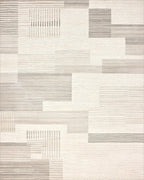 Subtle Stripe Rectangular Arrangement Rug - Cutout View