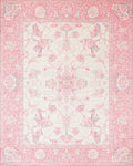 Sweet Blossom Pink Floral Medallion Rug - Cutout View
