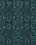 Teal Vertebrae Mosaic Texture Rug - Cutout View