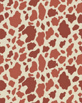 Terracotta Brown Spotted Meadow Rug - Cutout View