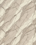 Textured Stone Landscape Cream Rug - Cutout View