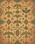 Thunderbird Sun Arrow Southwest Collection Rug - Cutout View