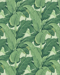 Verdant Banana Leaf Garland Rug - Cutout View