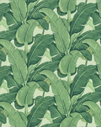 Verdant Banana Leaf Garland Rug - Cutout View