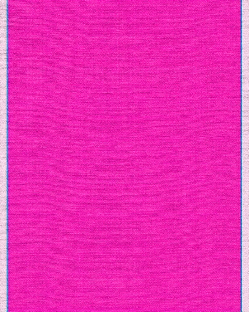 Vivid Fuchsia Textured Border Rug - Cutout View